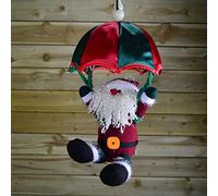 45cm Premier Animated & Musical Parachuting Christmas Character - Santa