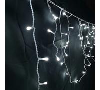 Samuel Alexander 460 LED 11.5m Premier Christmas Outdoor 8 Function Icicle Lights Cool White