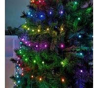 Samuel Alexander 460 Led Colour Changing Multicolour Multifunction Digital Waterfall Christmas Lights For 8Ft Trees