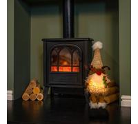 Samuel Alexander 46Cm Battery Operated Light Up Standing Christmas Reindeer Gonk With Warm White Leds