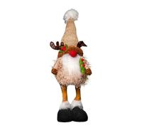 Samuel ALEXANDER 46cm Battery Operated Light up Standing Christmas Reindeer Gonk with Warm White LEDs