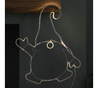 Samuel Alexander 46Cm Light Up Hanging Christmas Gonk Silhouette With 205 Warm White Leds