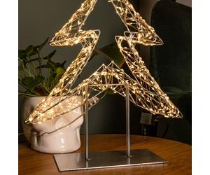 Samuel Alexander 470 Light Up Dewdrop Christmas Tree On Metal Stand With 720 Warm White Leds