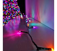 Samuel Alexander 480 Led 38.3M Premier Supabrights Indoor Outdoor Christmas Multi Function Mains Operated String Lights With Timer In Rainbow