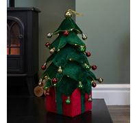 Samuel Alexander 49cm Light up Christmas Tree with Baubles & White LEDs Samuel Alexander Multicolor