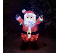 Samuel Alexander 49Cm Led Indoor Outdoor Acrylic Santa Christmas Decoration