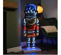 Samuel Alexander 4ft (1.2m) Tall Light up Christmas Nutcracker Infinity Decoration with LEDs