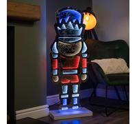Samuel Alexander 4ft (1.2m) Tall Light up Christmas Nutcracker Infinity Decoration with LEDs Samuel Alexander Multicolor
