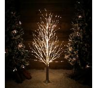 Samuel Alexander 4ft (1.2m) White Modelling Micro Dot Tree with 500 Twinkling LEDs in Warm white