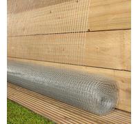 Samuel Alexander 4M X 90Cm Of 13mm Wire Mesh Netting For Gardens / Pets / Ponds