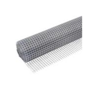 Samuel Alexander 4m x 90cm of 13mm Wire Mesh Netting for Gardens / Pets / Ponds in Silver | Size: 4m x 90 cm Samuel Alexander Silver 4m x 90 cm