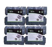 Samuel Alexander 4X 23Cm 10 Piece Grey Cobble Stone Effect Garden Edging Boarder