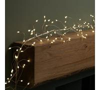 Samuel Alexander 5.4M 860 Leds Multi Action Ultra Bright Garland On Silver Wire In Warm White