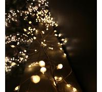 Samuel Alexander 5.4m LED Multi Function Rose Gold Garland Wire Light Christmas Decoration with Timer in Warm White