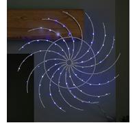 50cm Light up Christmas Catherine Wheel with 96 Blue and White LEDs