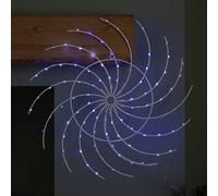 Samuel Alexander 50Cm Light Up Christmas Catherine Wheel With 96 Blue And White Leds
