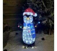 Samuel Alexander 51cm LED Indoor Outdoor Acrylic Christmas Penguin Decoration