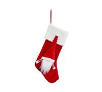 Samuel Alexander 53cm Red & White Hanging Christmas Gonk Stocking Samuel Alexander Red