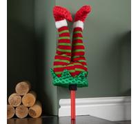 Samuel Alexander 55Cm Battery Operated Soft Animated Elf Kicking Legs Christmas Decoration
