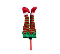 Samuel Alexander 55cm Soft Animated Elf Kicking Legs Christmas Decoration in Red Samuel Alexander Red