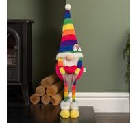 Samuel Alexander 55Cm Standing Plush Rainbow Christmas Gonk Decoration