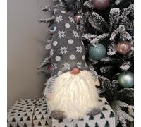 Samuel Alexander 56cm Battery Operated Light Up Christmas Standing Gonk Decoration in Grey in Red Samuel Alexander Red
