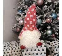 Samuel Alexander 56cm Battery Operated Light Up Christmas Standing Gonk Decoration in Red Samuel Alexander Red