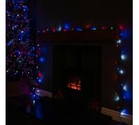 Samuel Alexander 57.5M 720 Led Supabrights Multi-Action Christmas String Lights With Timer In Blue, Red & White