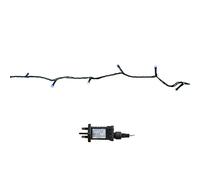 57.5m 720 LED SupaBrights Christmas String Lights with Timer in Blue, Purple & White
