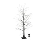 Samuel ALEXANDER 5ft (1.5m) Light up Black Micro Dot Christmas Tree with 900 Static & Twinkling Warm White LEDs