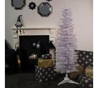 Samuel Alexander 5ft (150cm) White Pencil Pine Christmas Tree with 236 Tips Samuel Alexander White