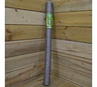 Samuel Alexander 5m Galvanised Metal Chicken Garden Wire Netting / Fencing in Grey Samuel Alexander Grey