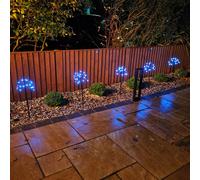 Samuel Alexander 5pcs Premier Battery Operated Multi Function Sparkler Pathfinder Lights 120 Cool White LEDs