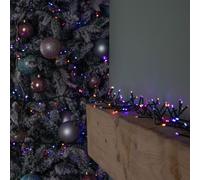 Samuel Alexander 6.2M 480 Led Christmas Cluster String Lights With Timer In Rainbow