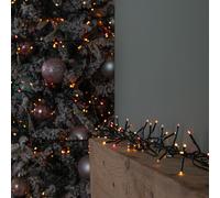 Samuel Alexander 6.2m 480 LED Christmas Cluster String Lights with Timer in Red & Vintage Gold Samuel Alexander Multicolor