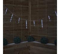 Samuel Alexander 6.9M Icicle Christmas Chaser Lights With 72 Cool White Leds