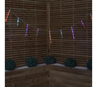 Samuel Alexander 6.9M Icicle Christmas Chaser Lights With 72 Rainbow Leds