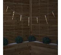 Samuel Alexander 6.9M Icicle Christmas Chaser Lights With 72 Warm White Leds