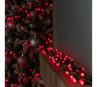 Samuel Alexander 600 Christmas Berry String Lights in Red with Multi-Action LEDs