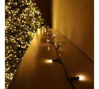 Samuel Alexander 600 Led 60M Premier Christmas Indoor Outdoor Multi Function Battery Operated String Lights With Timer In Vintage Gold