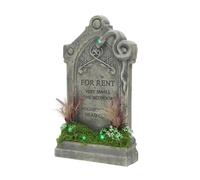 Samuel Alexander 60cm (2ft) "For Rent" Halloween Graveyard Tombstone with LED Lights Samuel Alexander Multicolor