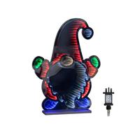 Samuel Alexander 60cm Christmas Gnome Infinity Light Decoration. Multi-Coloured LEDs Samuel Alexander Multicolor