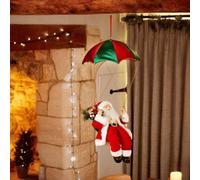 Samuel Alexander 60Cm Hanging Parachuting Santa Christmas Decoration