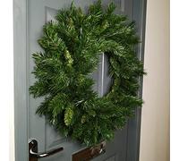 60cm Kateson Fir Green Christmas Door Wreath with 150 tips