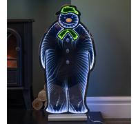 60cm LED The Snowman Infinity Christmas Decoration with Wooden Base Samuel Alexander Multi One Size