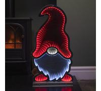 Samuel Alexander 60Cm Light Up Christmas Gonk In Red Hat Infinity Decoration With Leds