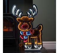 Samuel Alexander 60Cm Light Up Christmas Reindeer Infinity Decoration With Leds