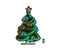 Samuel ALEXANDER 60cm Light up Christmas Tree Infinity Decoration with Multi-Coloured LEDs