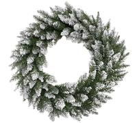 Samuel ALEXANDER 60cm Snow Tip Christmas Wreath with 160 Bullet Tips
