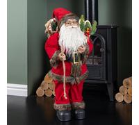 Samuel ALEXANDER 60cm Standing Traditional Santa Claus Christmas Decoration with Gift Sack